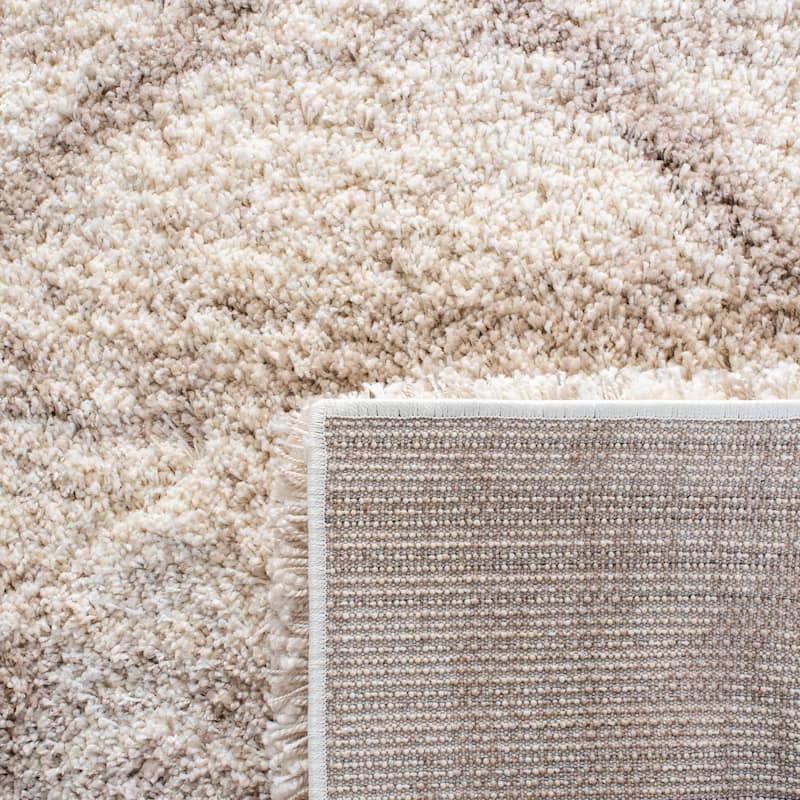 SAFAVIEH Hudson Shag Estella Diamond Trellis 2-inch Thick Rug