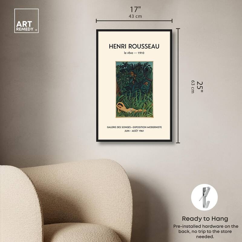 Dream in the Jungle Canvas by Art Remedy