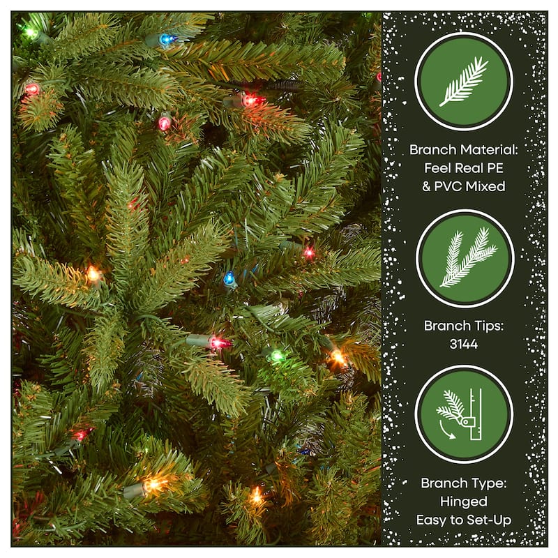 National Tree Company 7.5 ft. Jersey Fraser Fir Tree - 7.5 Foot