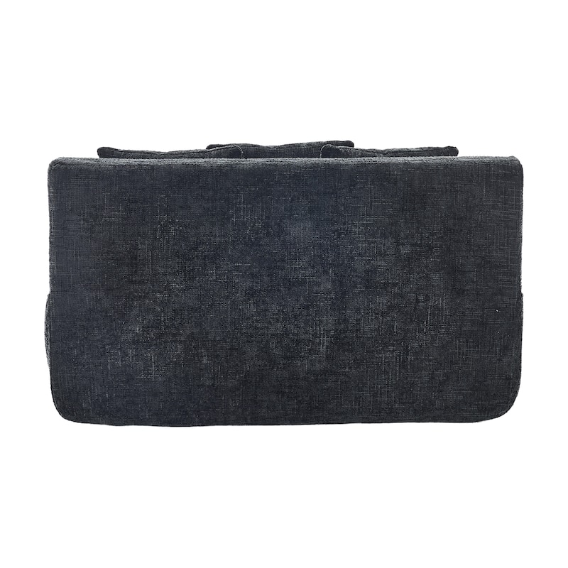 Chenille Interior Lazy Sofa Chaise Longue Armchair With Three Pillows And Armrestssleeping Sofa Bed