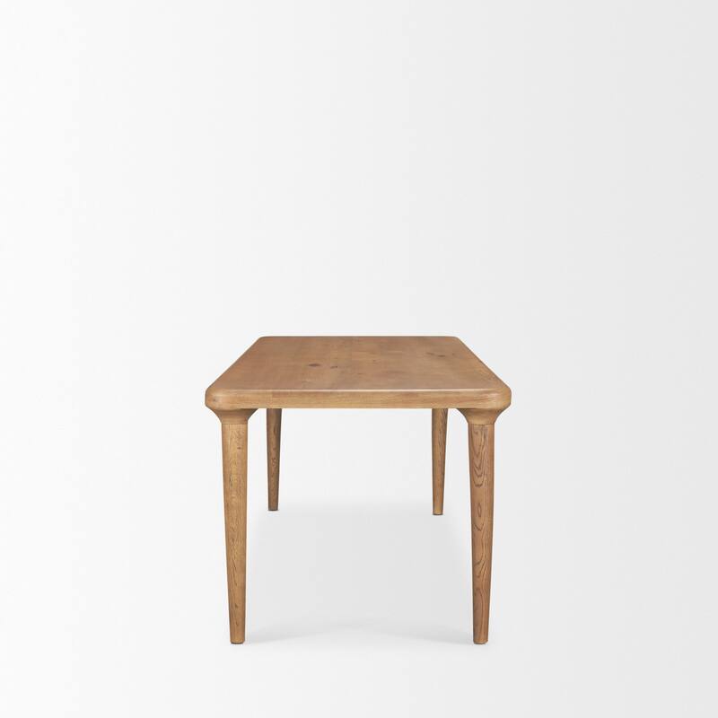 Suvan 72" Medium Brown Rectangular Solid Wood Table