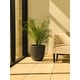 preview thumbnail 24 of 59, Kante 18 Inch Dia Round Concrete Planter, Indoor Outdoor Large Plant Pot