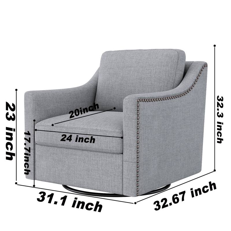 360 Degree Swivel Armchair