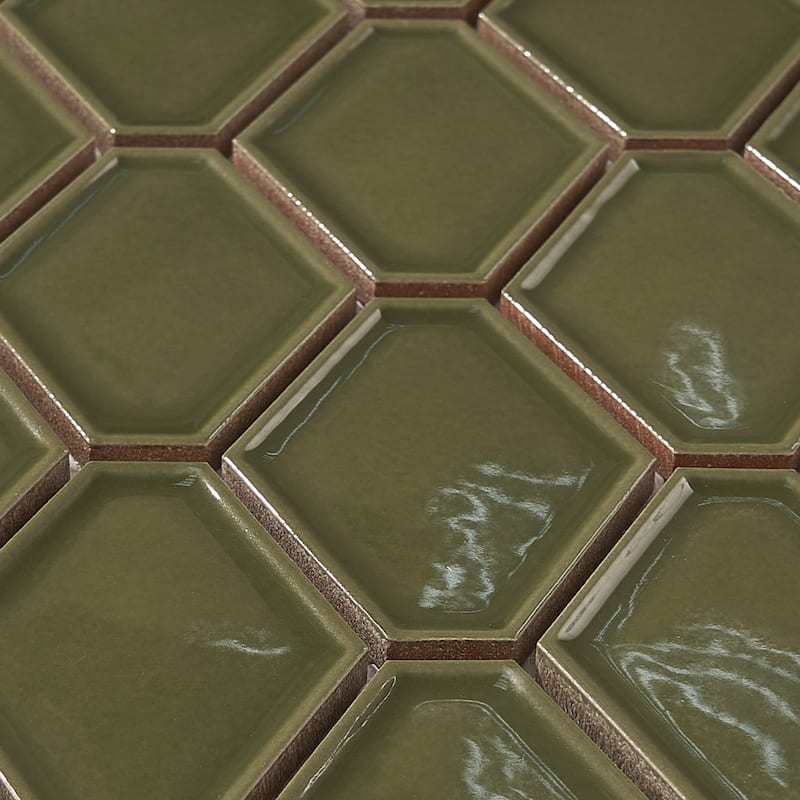 Century Clipped Diamond Porcelain Mosaic Tile