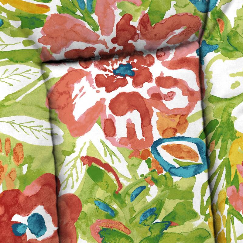 21" x 38" Outdoor Chair Cushion with Ties and Loop - 38'' L x 21'' W x 3.5'' H