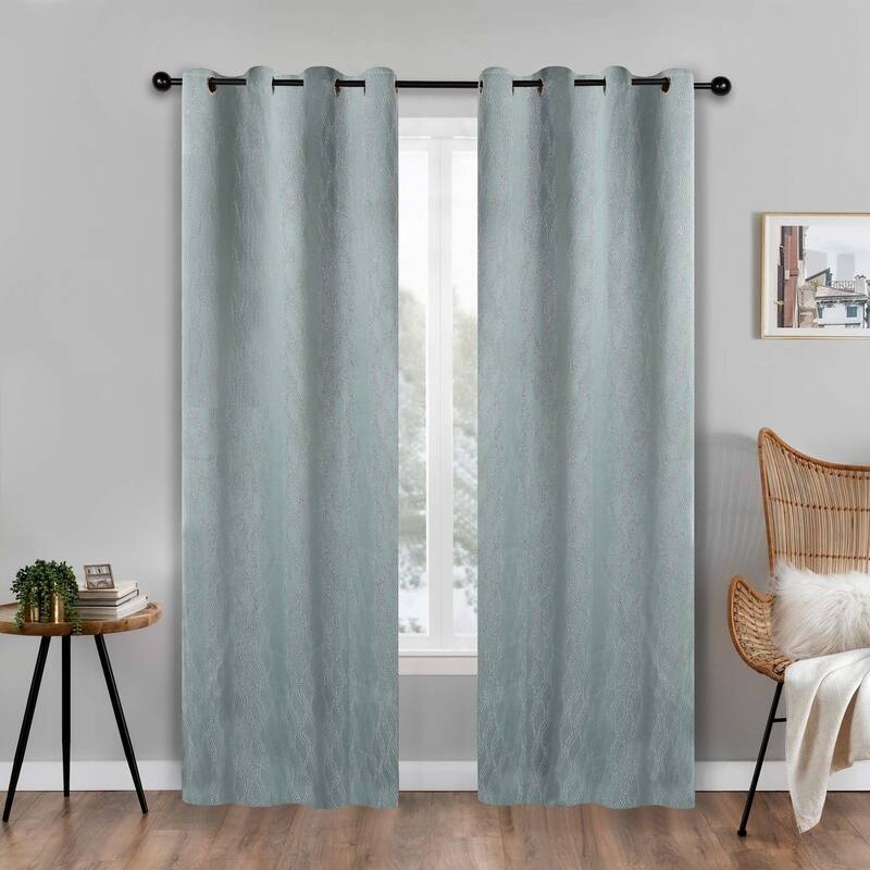 Superior Zuri Washable Room Darkening Curtains, Set of 2 Panels