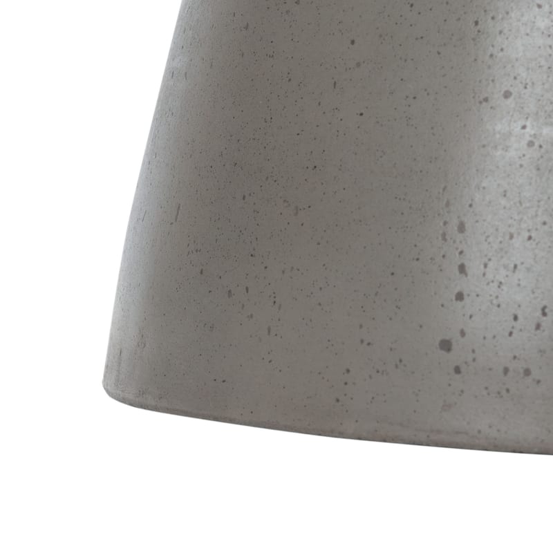 SAFAVIEH Outdoor Fatma Concrete Accent Table - 13.78" W x 13.78" L x 23.03" H - 14Wx14Dx23H