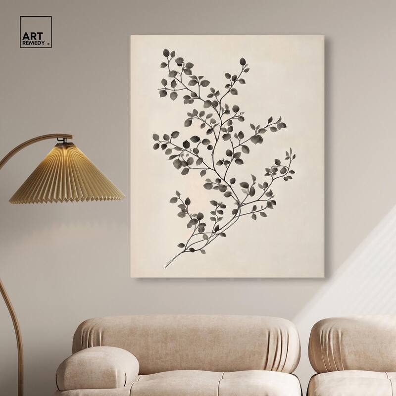 Bilberry Branch II Canvas by Art Remedy, Gallery Wrapped
