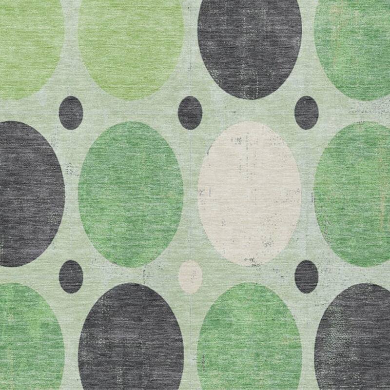 HomeRoots Geometric Transitional Rectangle Outdoor Rug
