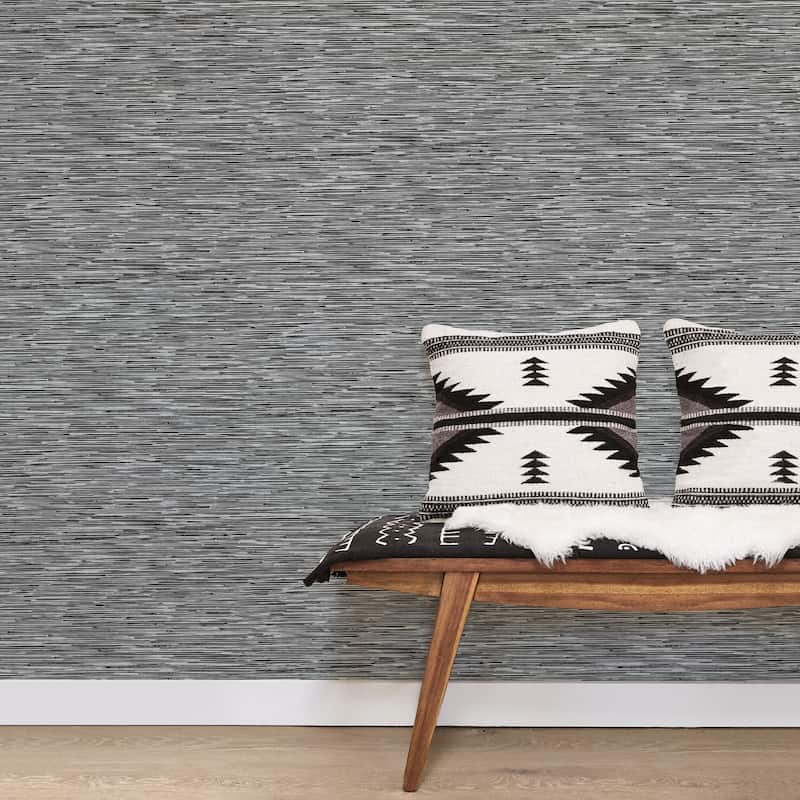 Galerie Wallcoverings TexStyle Collection Striping Effect Non-woven Metallic Wallpaper Roll