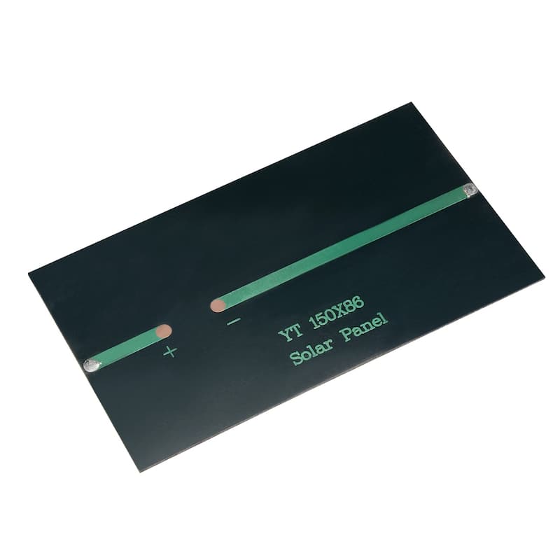 1.6W 5.5V Micro Solar Panel Module DIY Polysilicon for Toys Charger - Black,Green