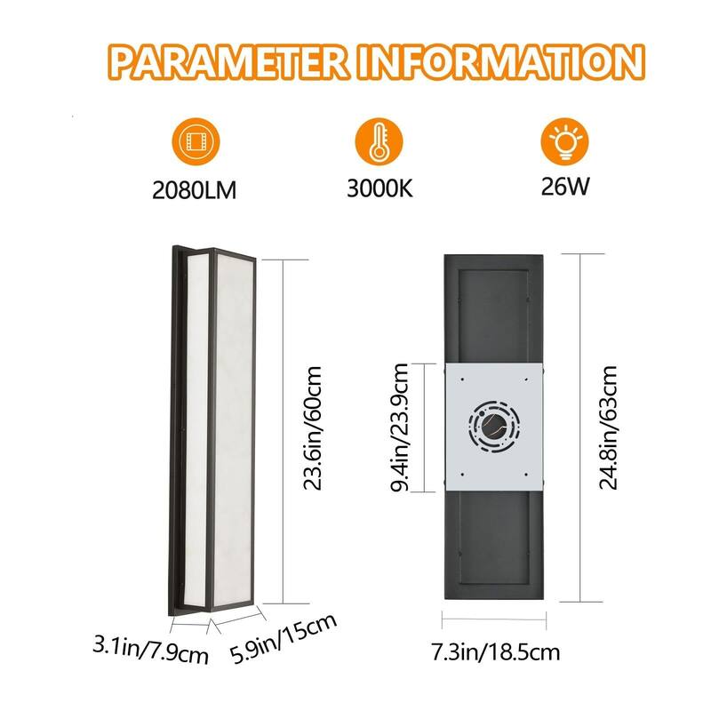 Outdoor Hardwired Marble LED Lantern Wall Sconce