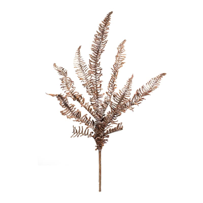 Icy Winter Fern Spray (Set of 6) - N/A