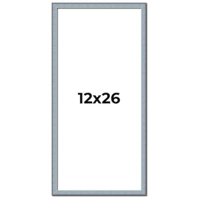 12x26 Frame Rustic Sky Blue Solid Wood Picture Frame | 0.75 Inch