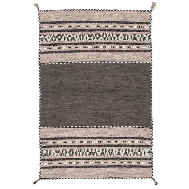ECARPETGALLERY Arizona Flat-weave Wool Kilim Area Rug