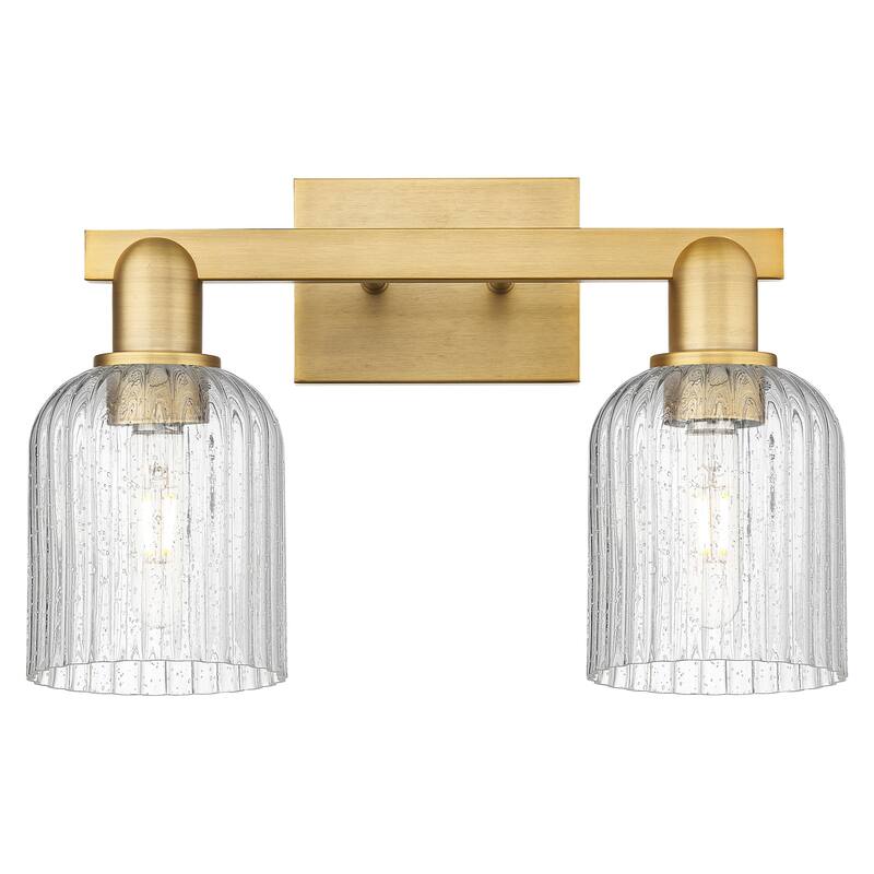 Innovations Lighting 716-2W-G559-5SDY Bridal Veil 2 Light 16" Wide - Brushed Brass