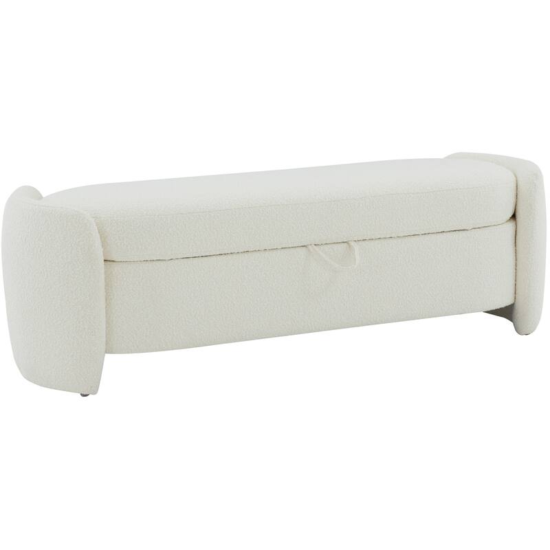 SAFAVIEH Couture Theonia Storage Bench (Fully Assembled) - 60Wx21Dx19H