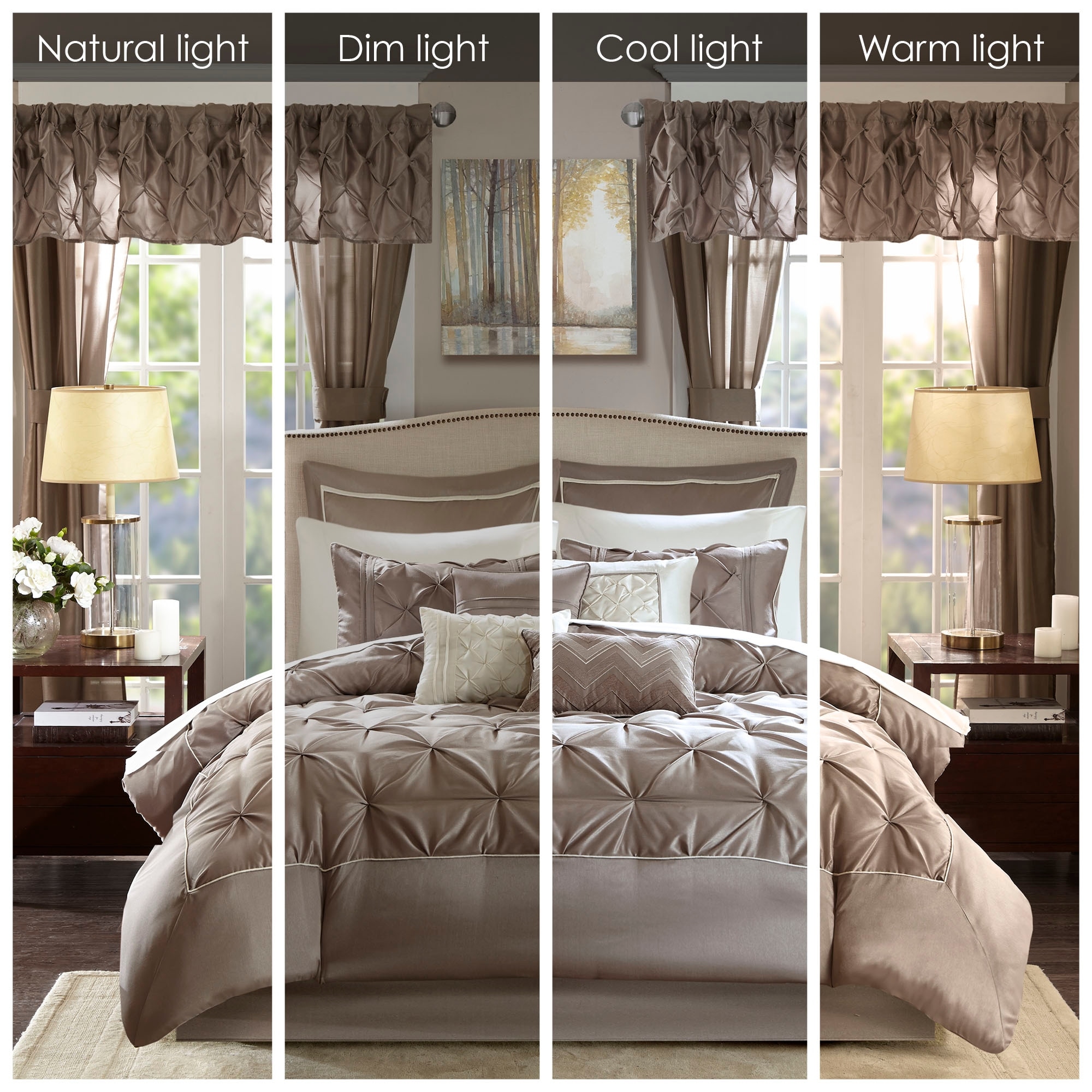 24 piece deals queen comforter set