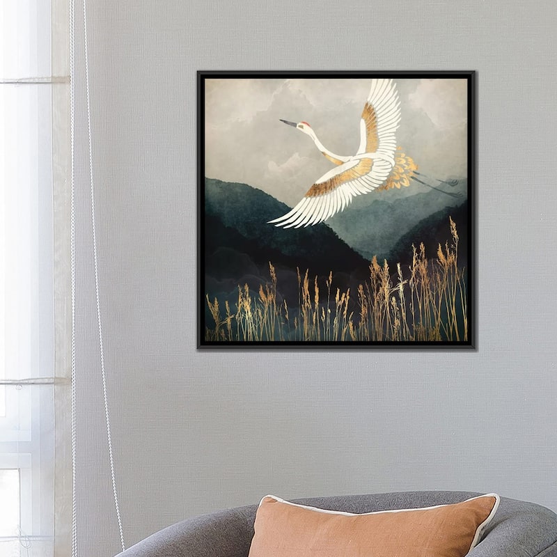 iCanvas "Elegant Flight" by SpaceFrog Designs Framed Canvas Print