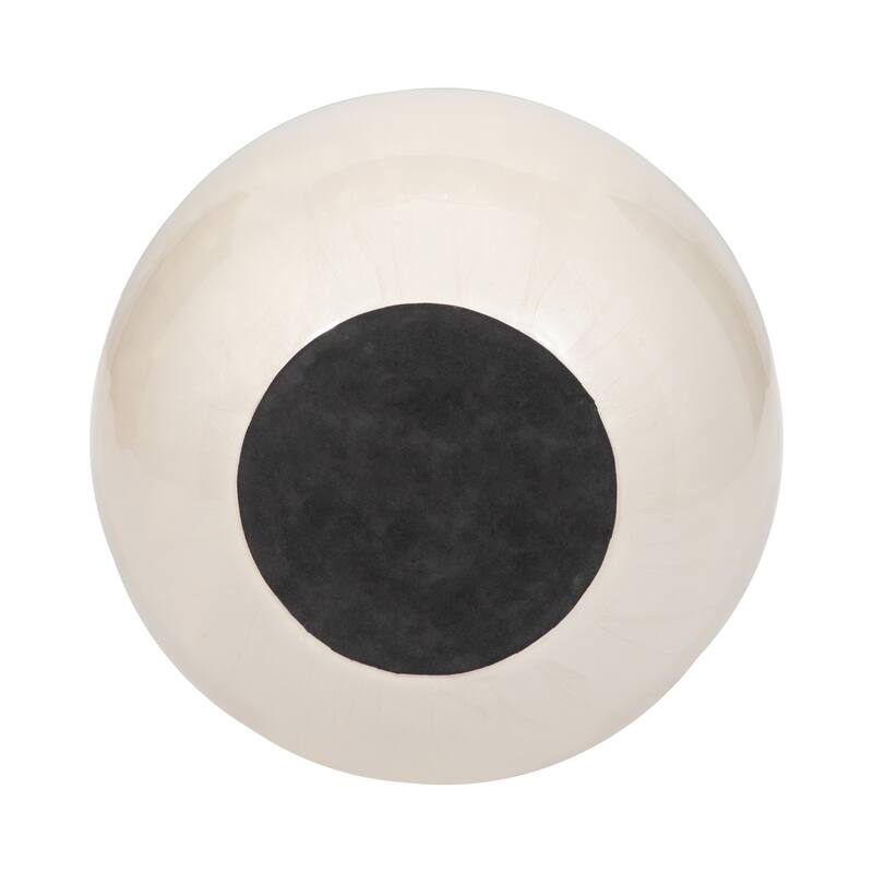 Sagebrook Home Metal Pearl Ombre Novelty Bulbous Vase
