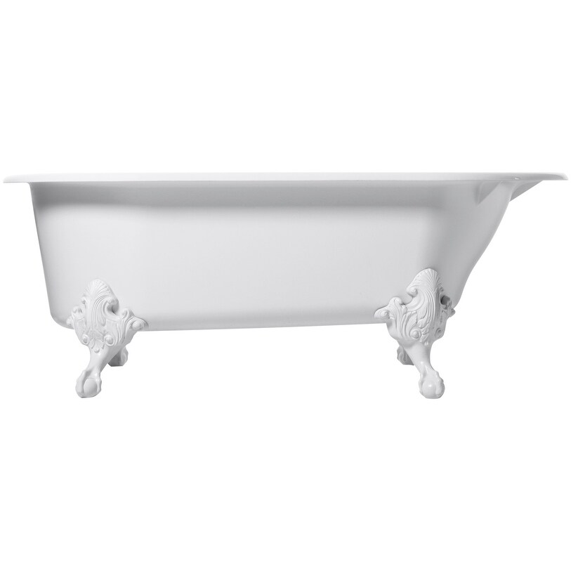 Shop Kohler K 710 W Iron Works Collection 66 Clawfoot Bath Tub