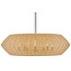 preview thumbnail 10 of 8, Hinkley Lighting 40386 Luca 8 Light 60" Wide Lisa McDennon Drum Black / Camel