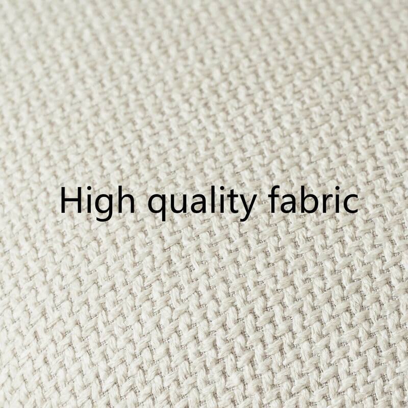 Modern Fabric Dining Chairs with Curved Back(Set of 2)