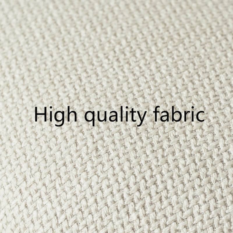 Modern Fabric Dining Chairs with Curved Back and Steel Legs, Set of 4