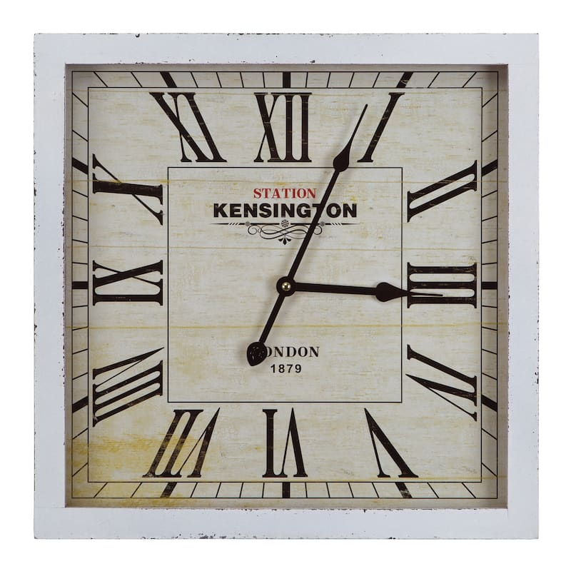 Yosemite Home Decor Square Skip Wall Clock