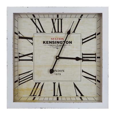 Yosemite Home Decor Square Skip Wall Clock