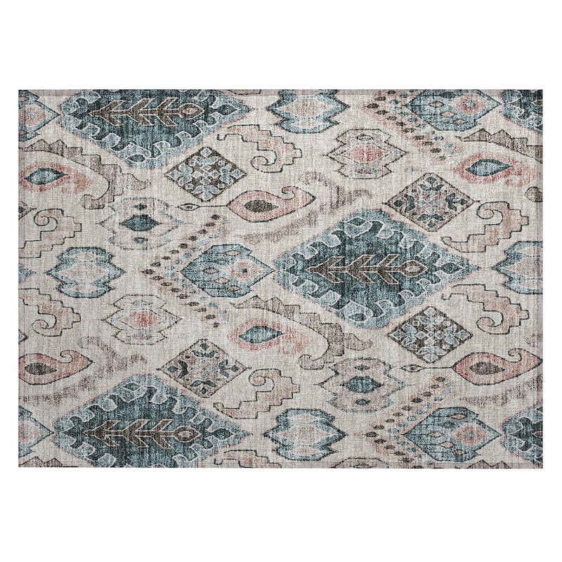 Machine Washable Indoor/ Outdoor Chantille Global Boho Rug
