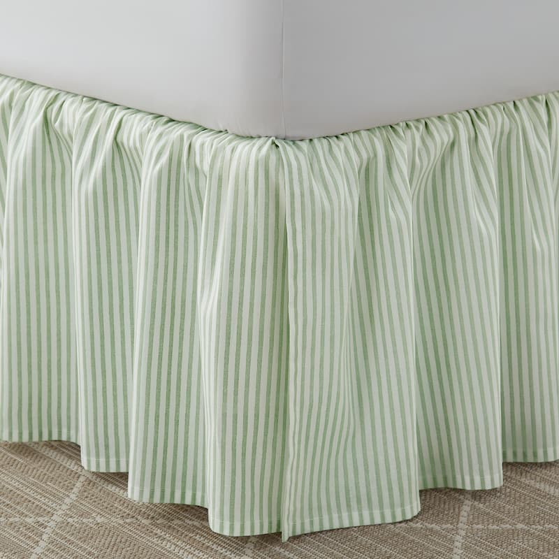Laura Ashley Classics Printed Cotton Ruffled Bedskirt