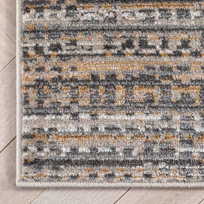 Well Woven Verity Zia Striation Modern Abstract Area Rug