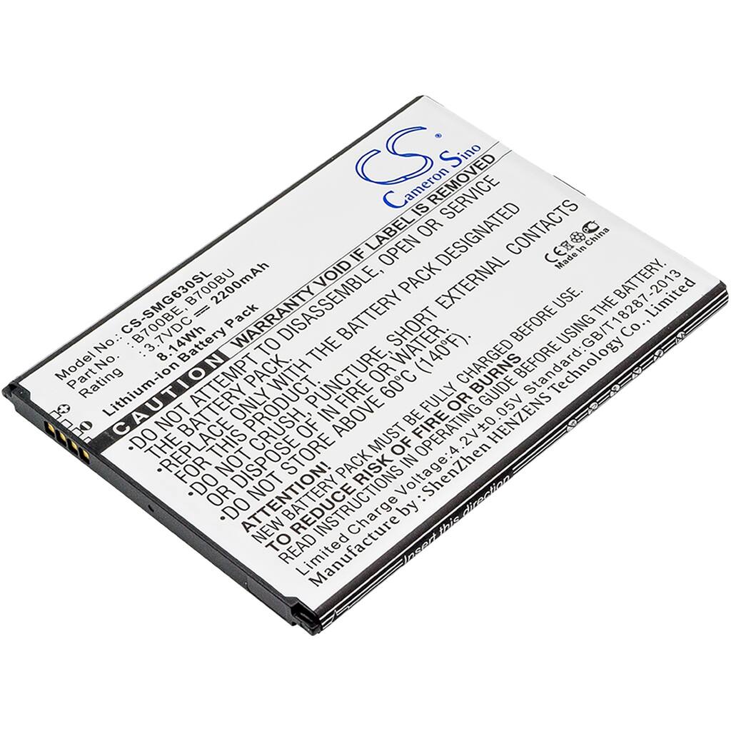 Battery for Samsung Galaxy W Mega 6.3 B700BC B700BE B700BK B700BU EB-BT255BBC - Black