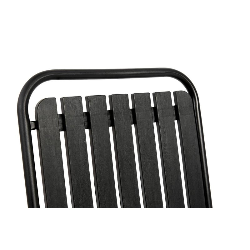 5-Piece Plastic chair and steel table Outdoor Dining Set, plastic Chairs and Table Set for Garden Patio