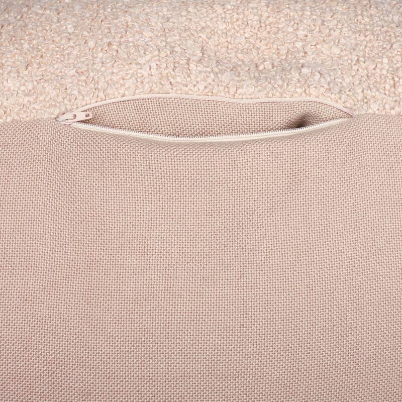 Sevita Solid Mid-Century Hand-Woven Square Pouf