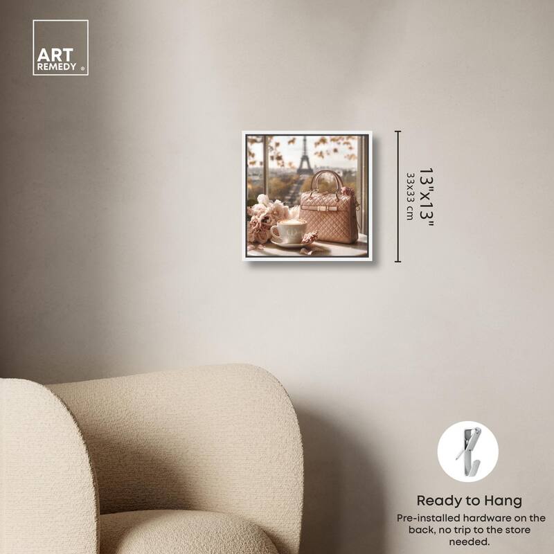 Glam by the Window Paris Canvas by Art Remedy