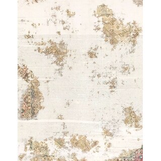 Ahgly Company Machine Washable Abstract Desert Sand Beige Area Rugs ...