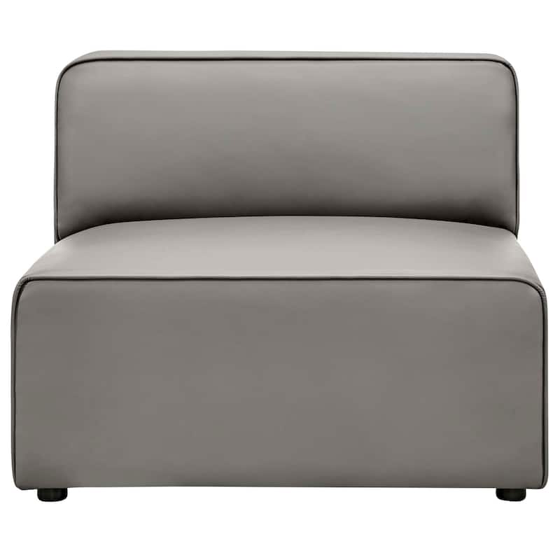 Mingle Vegan Leather 7-Piece Sectional Sofa