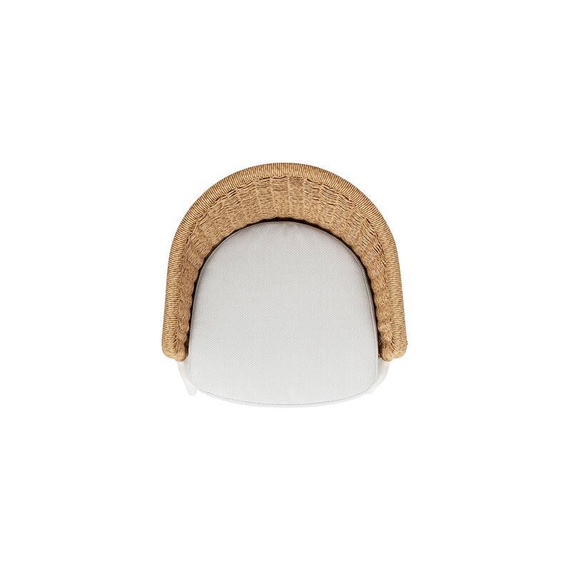 Wicker Back Outdoor Bar Stool