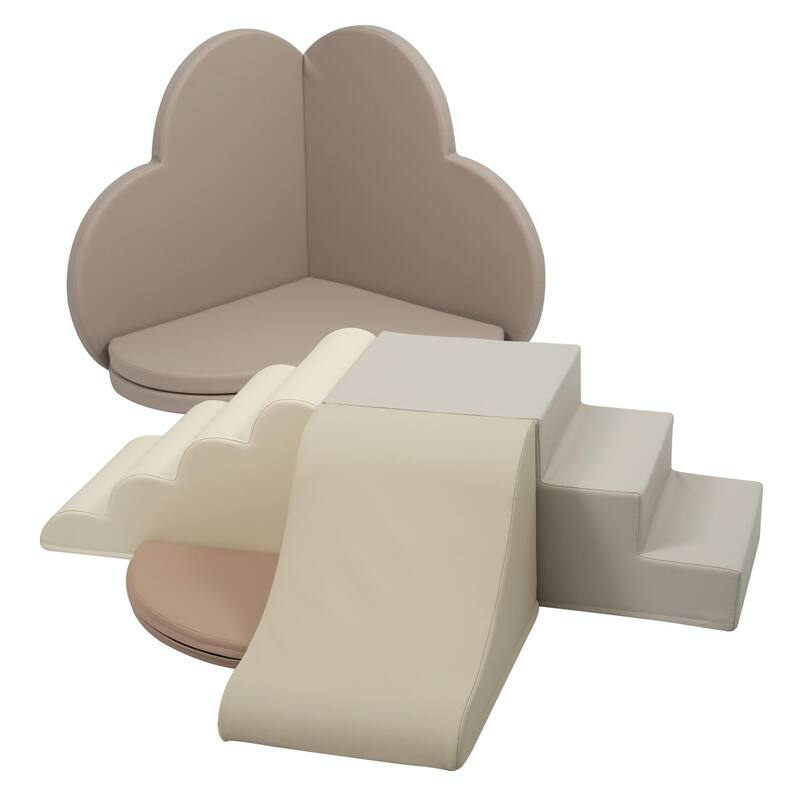 6-Piece Soft Foam Block Play Structures - Climbers for Child Development, Baby Foam Climbing Toys