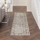preview thumbnail 78 of 78, Nourison Concerto Traditional Persian Medallion Area Rug 2'2" x 7'6" Runner - Ivory/Grey