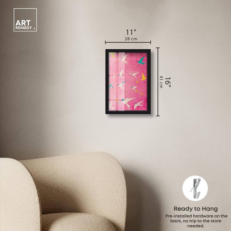 Soaring Sorbet Shadowbox by Art Remedy