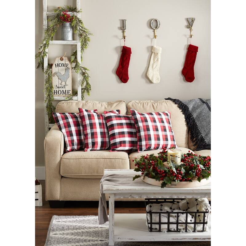 Farmhouse Pillow Cover 18x18 (Set of 4)