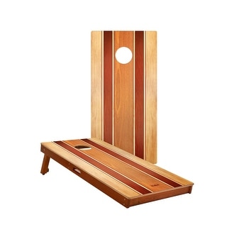 Classic Woody Solid Mahogany All-Weather Cornhole Boards
