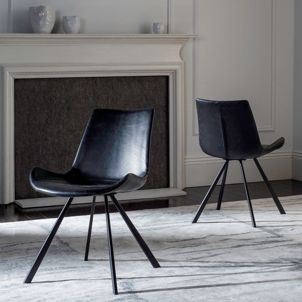 SAFAVIEH Corine Mid-Century Modern Accent Chairs (Set of 2) - 20.5" x 24" x 31.5" - 20Wx24Dx32H