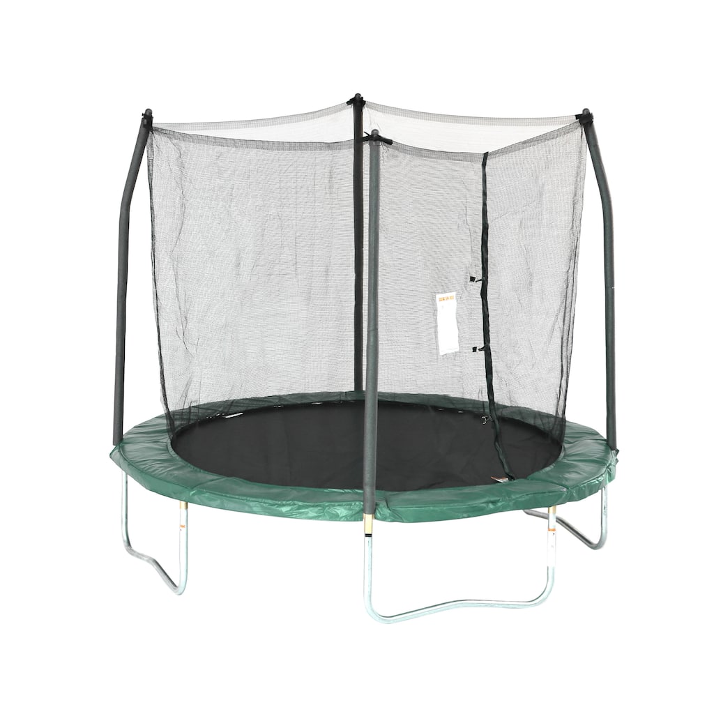 Skywalker Trampolines 8' Round Trampoline with Enclosure - Green