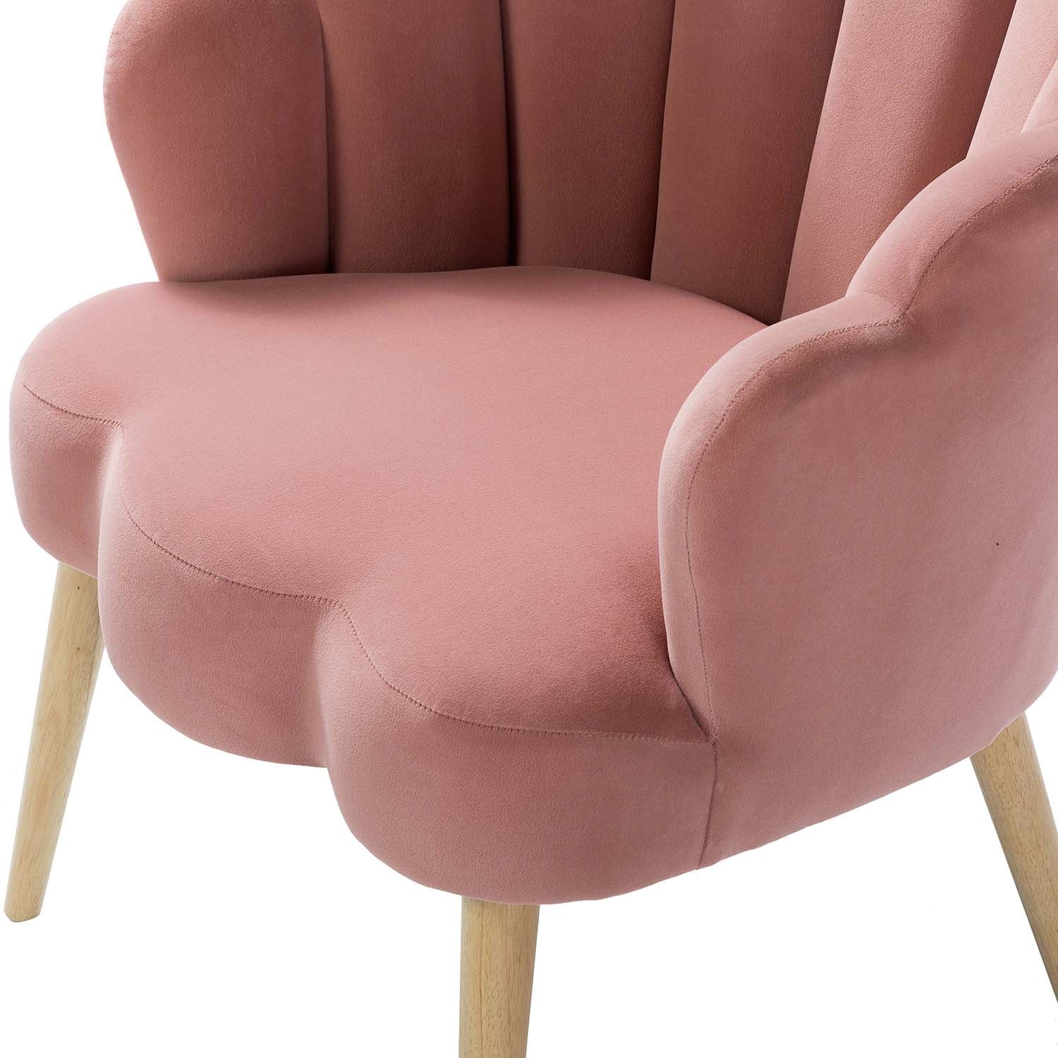 Carson carrington ullnasnoret 2025 scalloped velvet arm chair