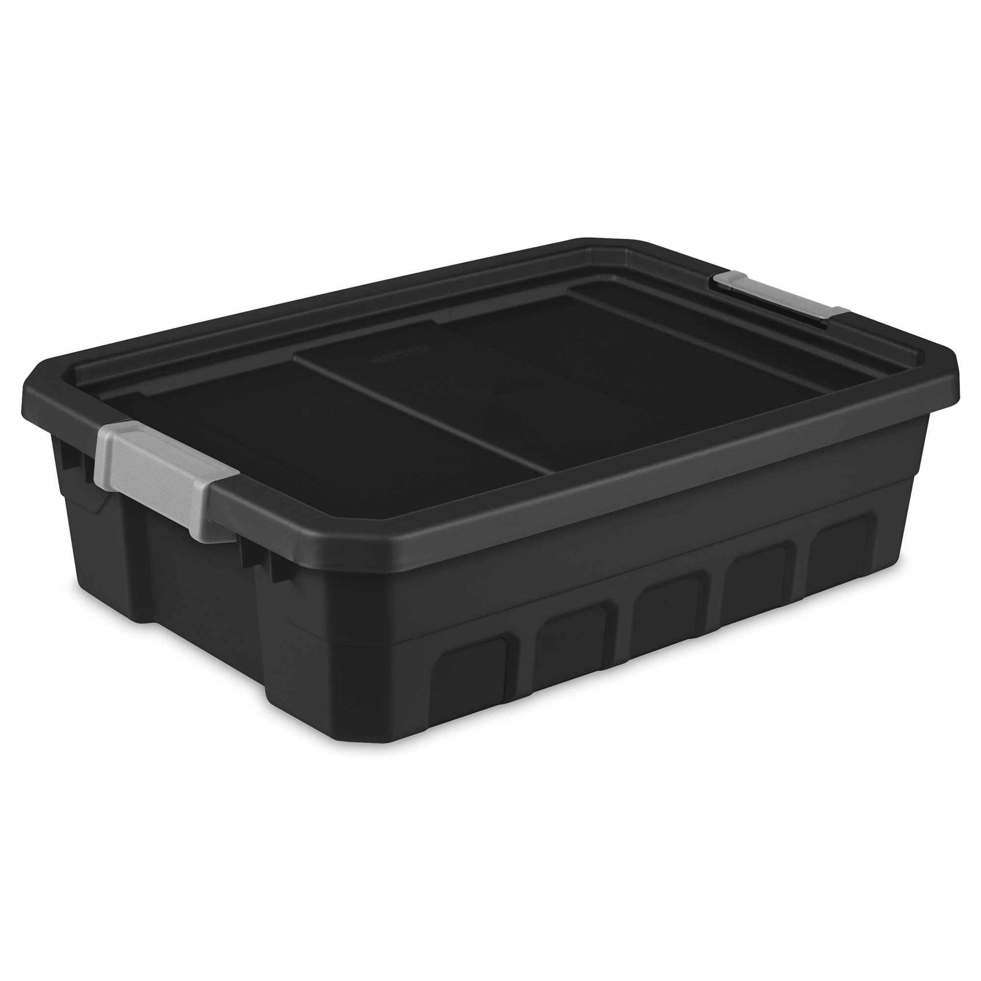 Sterilite 10 Gallon Industrial Stacker Storage Totes w/ Gray Clip Lids (24  Pack) - Bed Bath & Beyond - 36069680