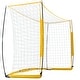 preview thumbnail 6 of 10, 12x6 ft Portable Soccer Goal Kids Soccer Net Carry Bag Backyard Training Yellow - Multi
